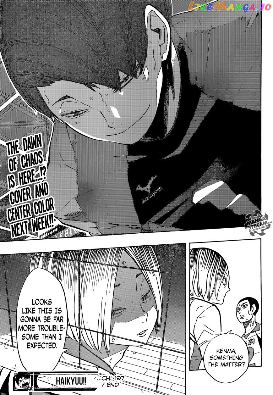 Haikyuu!!, Chapter 197 image 19